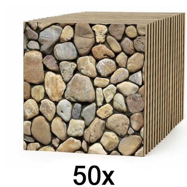 5x 3D akmens imitācijas tapetes (10 gab.) | STONEBLOCKS