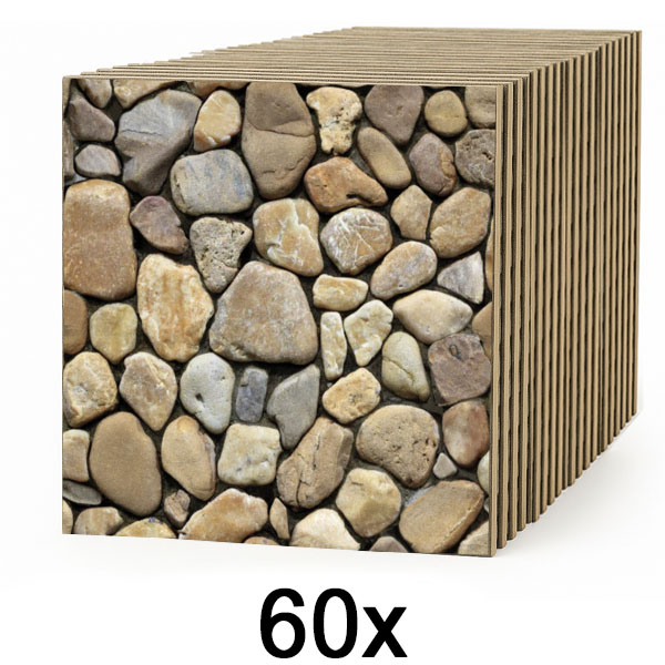 6x 3D akmens imitācijas tapetes (10 gab.) | STONEBLOCKS