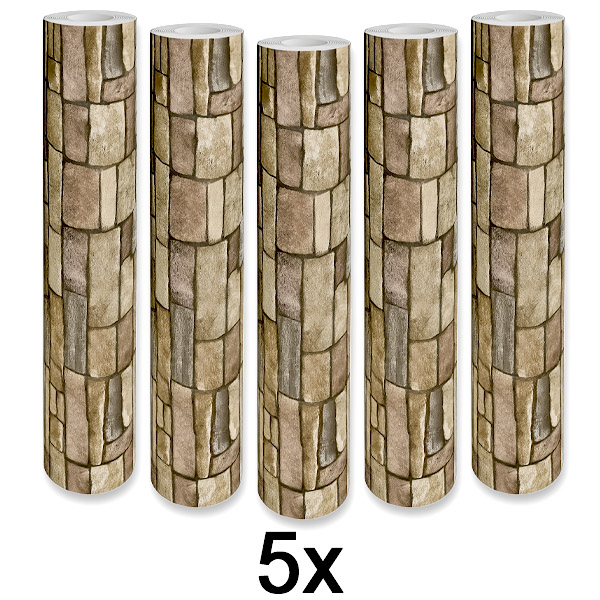 5x Stilīgs 3D Tapetes – Viegla Sienas Transformācija | WALLCORWRAP